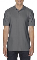 Рубашка поло унисекс GILDAN Premium Cotton 223, тёмно-серый (charcoal) (2129)