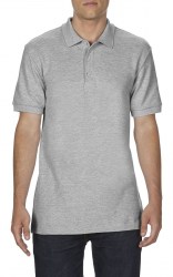 Рубашка поло унисекс GILDAN Premium Cotton 223, серый (sport grey) (2144)