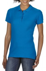 Рубашка поло женская GILDAN Premium Cotton 223, синий (sapphire) (2163)