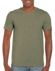 Футболка унисекс GILDAN SoftStyle 153, армейский (heather military green) (1954)
