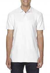 Рубашка поло мужкая GILDAN SoftStyle 177, белый (white) (1895)