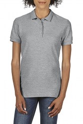 Рубашка поло женская GILDAN SoftStyle 177, серый (sport grey) (1908)