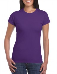 Футболка женская GILDAN SoftStyle, фиолетовый (purple) (1930)