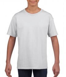 Футболка детская GILDAN SoftStyle JN, белый (white) (2002)