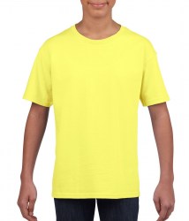 Футболка детская GILDAN SoftStyle JN, жёлтый (cornsilk) (2010)