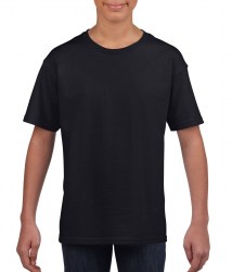 Футболка детская GILDAN SoftStyle JN, чёрный (black) (2001)