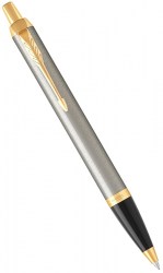 Ручка шариковая PARKER IM 17 Brushed Metal GT BP (22 232)