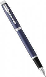 Ручка перьевая PARKER IM 17 Matte Blue CT FP F (22 411)