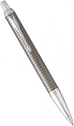 Ручка шариковая PARKER IM 17 Premium Dark Espresso Chiselled CT BP (24 332)