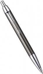 Ручка шариковая PARKER IM Premium Dark Gun Metal Chiselled BP (20 432D)