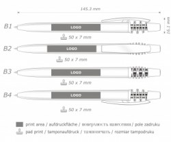 Ручка шариковая VIVA PENS Igo color, синий IGR01-0104