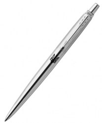 Ручка шариковая PARKER Jotter 17 SS CT BP, ТРЕЗУБЕЦ НА КОРПУСЕ (16 132_TR)