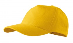 Кепка унисекс MALFINI 5P, жёлтый (307-04)