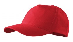 Кепка унисекс MALFINI 5P, красный (307-07)