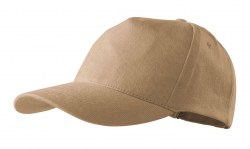 Кепка унисекс MALFINI 5P, песочный (307-08)