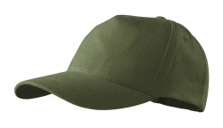 Кепка унисекс MALFINI 5P, хаки (307-09)