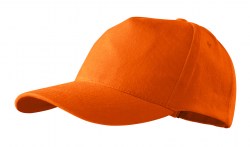 Кепка унисекс MALFINI 5P, оранжевый (307-11)