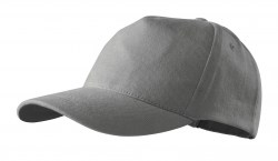 Кепка унисекс MALFINI 5P, серый (307-25)