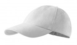 Кепка унисекс MALFINI 6P, белый (305-00)