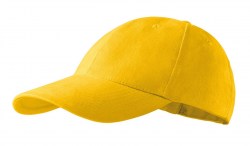 Кепка унисекс MALFINI 6P, жёлтый (305-04)