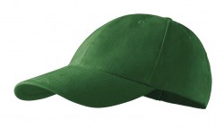 Кепка унисекс MALFINI 6P, тёмно-зелёный (305-06)