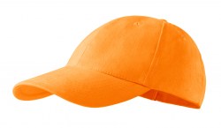 Кепка унисекс MALFINI 6P, мандарин (305-A2)