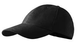 Кепка детская MALFINI JN 6P, чёрный (303-01)