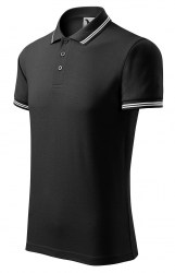 Рубашка поло мужская MALFINI Urban 200, чёрный (black) (2589)