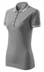 Рубашка поло женская MALFINI Urban 200, серый (dark grey melange) (2608)