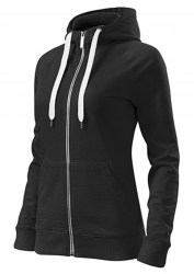 Реглан женский на молнии MALFINI Voyage, чёрный (black) (2766)