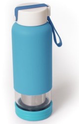Бутылочка-заварник с soft-touch покрытием Integrum, 450 мл, голубой (35N710D06)