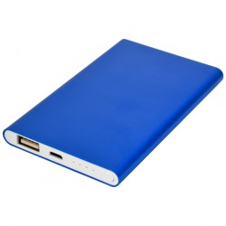 Зарядное устройство (Powerbank) 4000 мАч, металл, синий (E122-3)