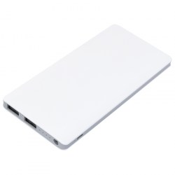 Зарядное устройство (Powerbank) 7500 мАч, пластик, белый (E189)