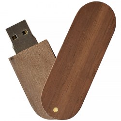 Флешка из дерева, USB 2.0, коричневый (s0201-2)