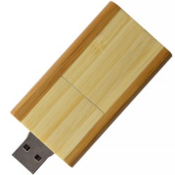 Флешка из дерева, USB 2.0, бежевый (S0212-1)