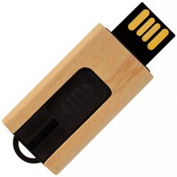 Флешка из дерева, USB 2.0, бежевый (S0252)