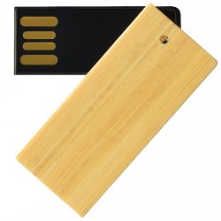 Флешка из дерева, USB 2.0, бежевый (S0253-1)