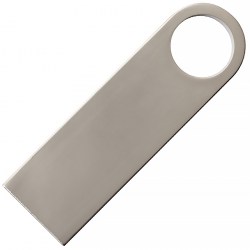 Флешка металлическая, USB 2.0, серебристый (S0497-1)