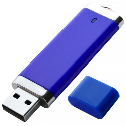 Флешка пластиковая, USB 2.0, синий (S0707-1)