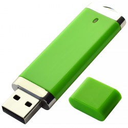 Флешка пластиковая, USB 2.0, зелёный (S0707-5)