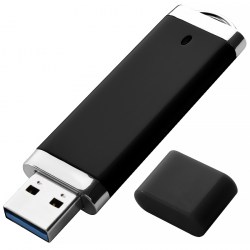 Флешка пластиковая, USB 3.0, чёрный (s0707-C)