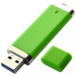 Флешка пластиковая, USB 3.0, зелёный (s0707-D)