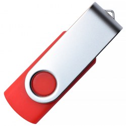 Флешка Твистер, USB 2.0, красный (S0801-2)