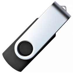 Флешка Твистер, USB 2.0, чёрный (S0801-3)