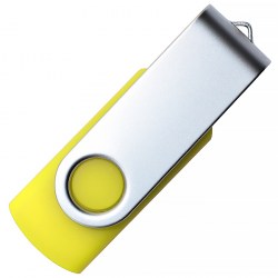 Флешка Твистер, USB 2.0, жёлтый (S0801-5)
