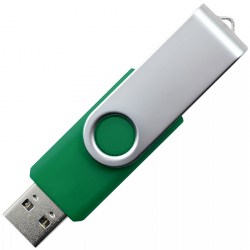Флешка Твистер, USB 3.0, зелёный (s0801-D)