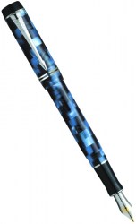 Ручка перьевая PARKER Duofold Check Marine PT FP F (91 212C)