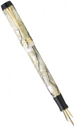 Ручка перьевая PARKER Duofold Pearl and Black NEW FP F (97 612Ж)