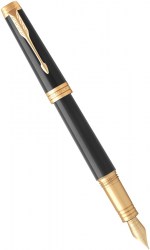Ручка перьевая PARKER Premier Black Lacquer GT FP F (89 712)