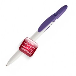 Ручка шариковая VIVA PENS Rico white, фиолетовый RWH11-0104